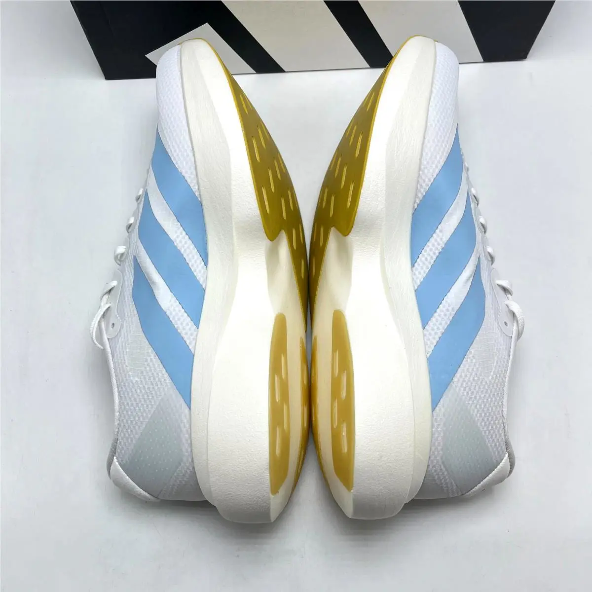 Adidas shoes - adidas Adizero - Adizero - JQ4527 - Cloud White/Clear Blue/Matte Gold 4