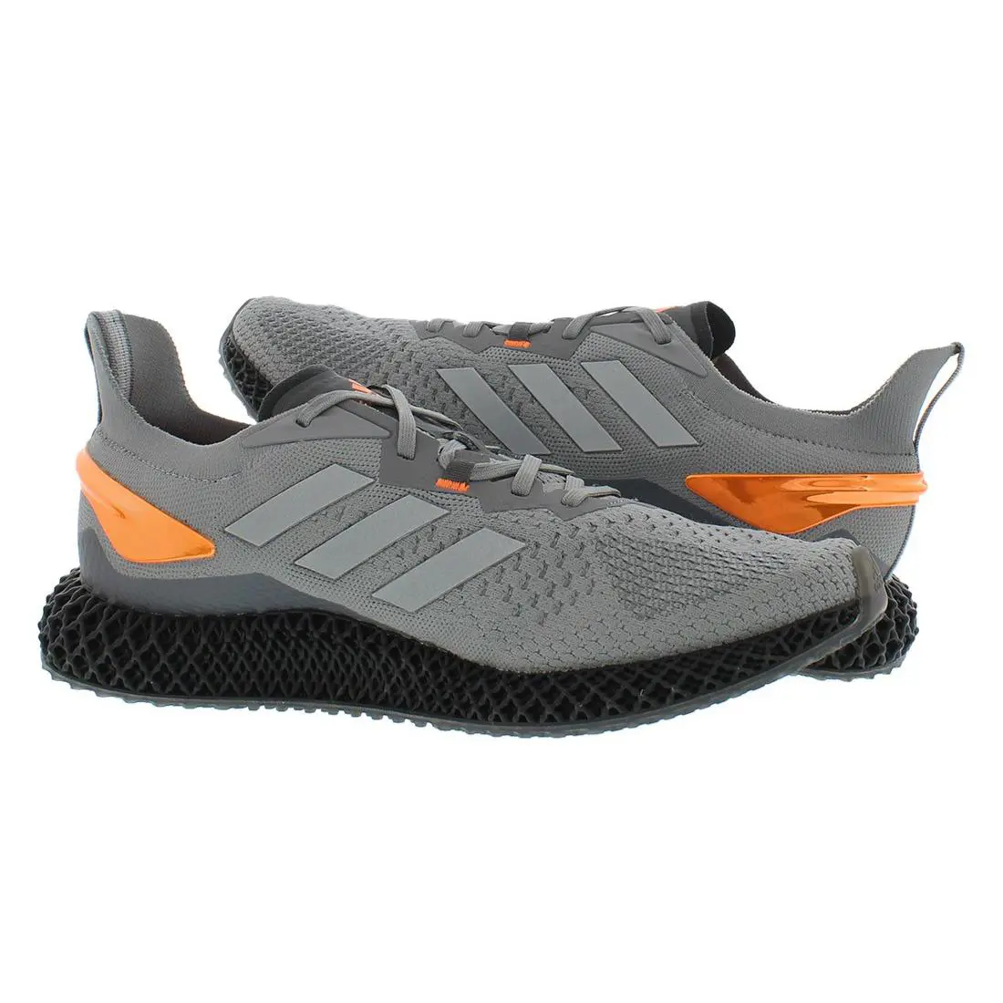Adidas shoes - Grey/Orange, Full: Grey/Orange 1