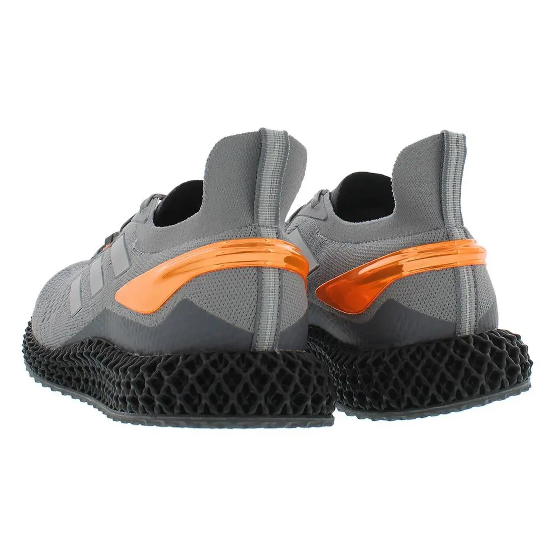 Adidas shoes - Grey/Orange, Full: Grey/Orange 2