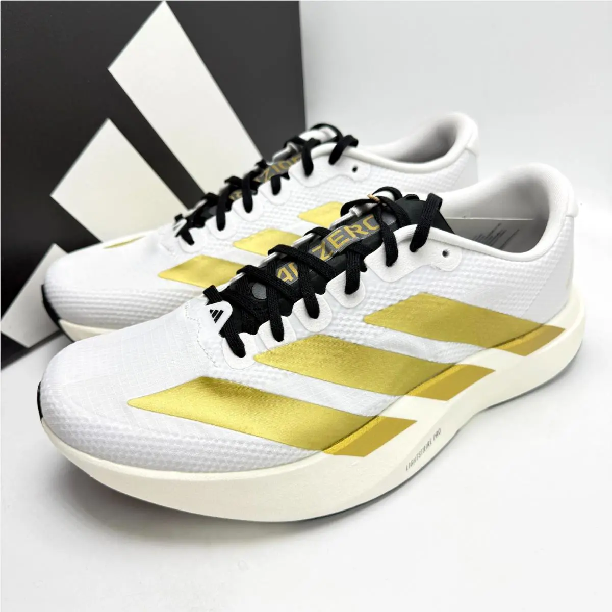 Adidas shoes - adidas Adizero - Adizero - JQ4441 - Cloud White/Matte Gold/Core Black 5