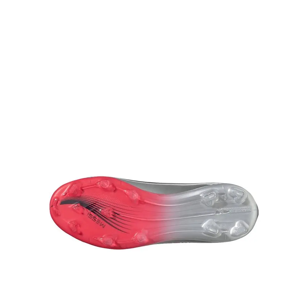 Adidas shoes - adidas F50 Messi Elite Firm Ground Soccer Cleats Youth - JP7451 - Silver, White 3