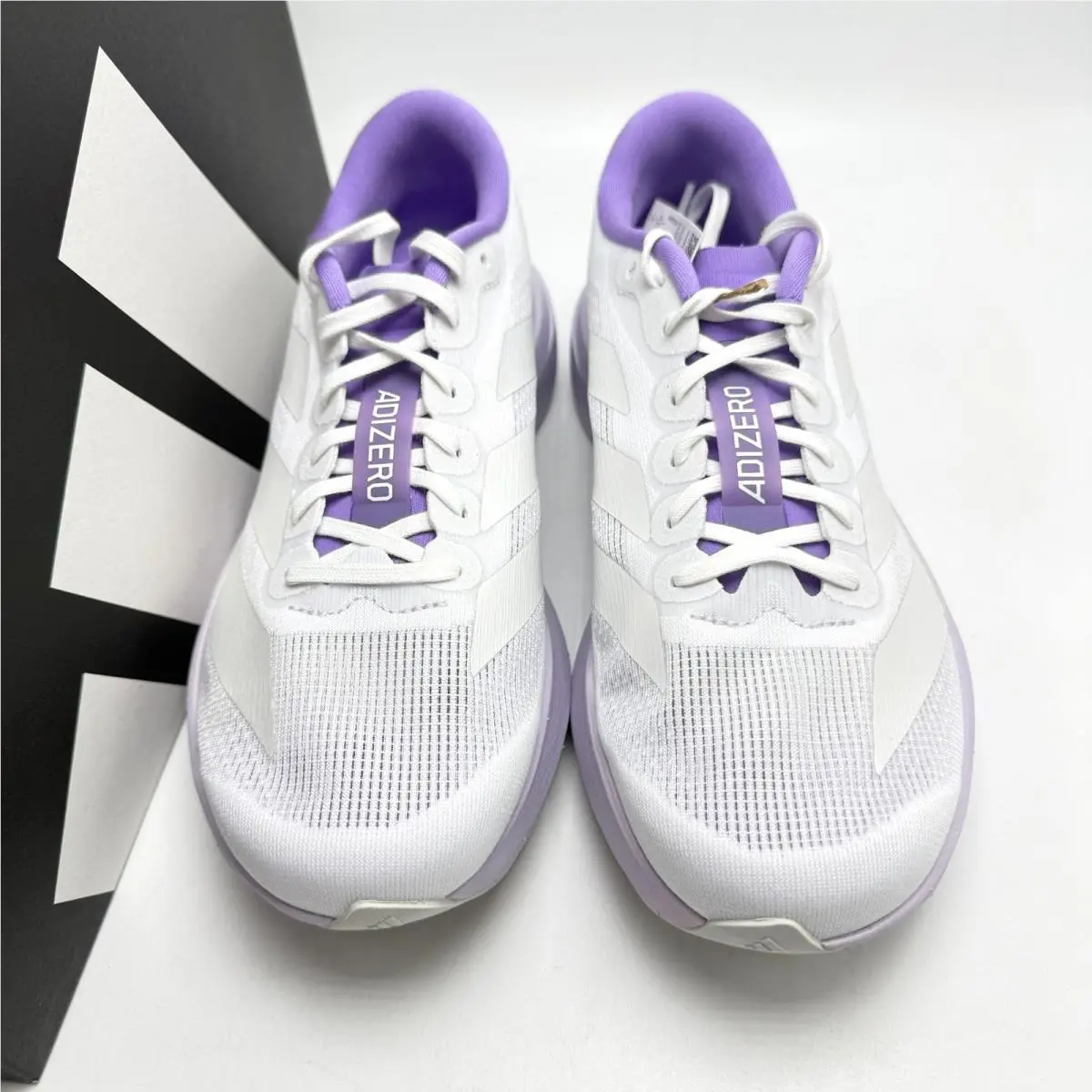Adidas shoes - adidas Adizero Evo SL - Adizero Evo - KI6958 - Cloud White/Zero Metalic/Purple Tint 0