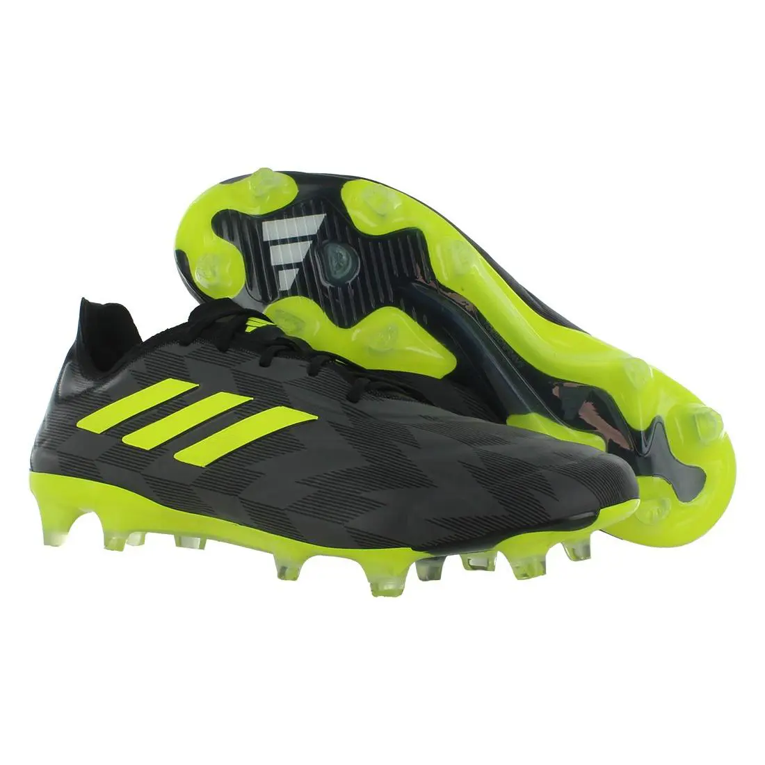 Adidas Copa Pure Injection.1 Firm Ground Unisex Shoes - Core Black/Team Solar Yellow/Grey Five, Main: Black