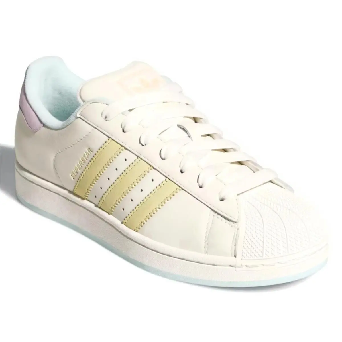 Adidas shoes - adidas Superstar - Superstar - Yellow, Manufacturer: Off White / Powder Yellow / Halo Mint 11