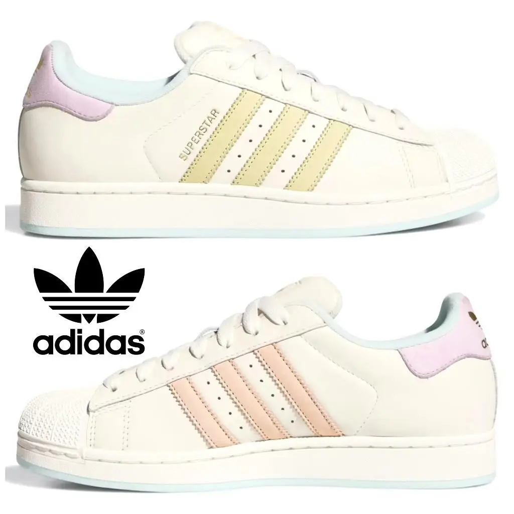 Adidas shoes - adidas Superstar - Superstar - Yellow, Manufacturer: Off White / Powder Yellow / Halo Mint 17