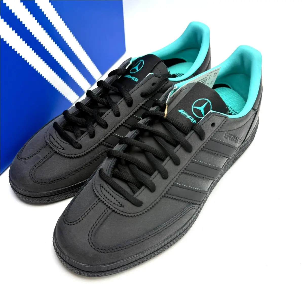 Adidas Handball Spezial Mer Core Black/semi Mint Rush KJ1195 Men`s sz 8-11