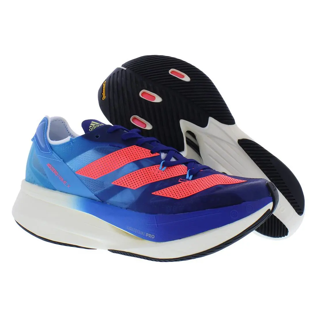 Adidas Adizero Prime X Unisex Shoes - Legacy Indigo/Turbo/Sky Rush, Main: Blue