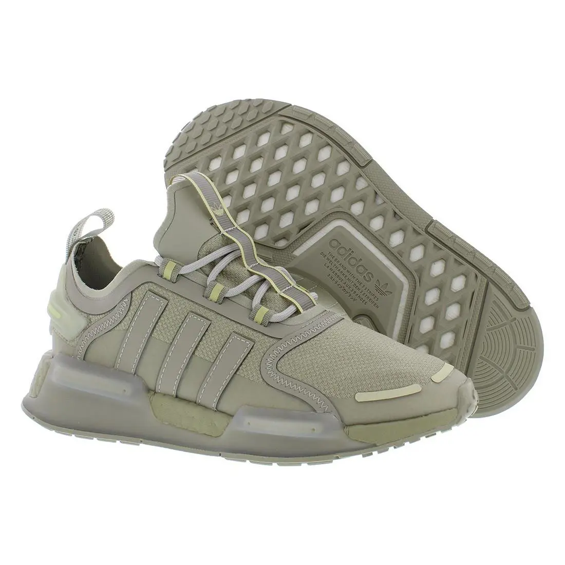 Adidas shoes - Grey/Green, Main: Grey 4