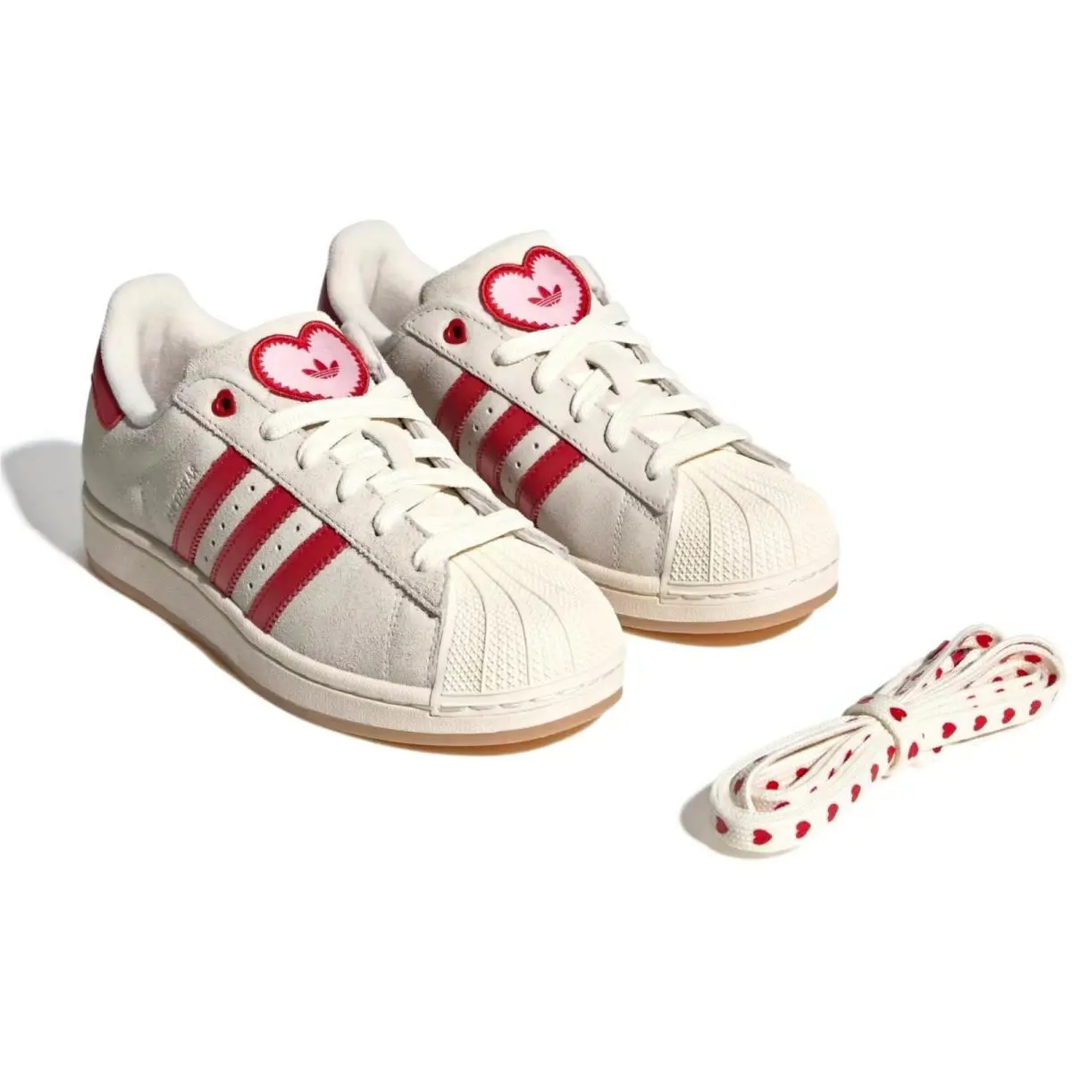 Adidas shoes - adidas Superstar - Superstar - Beige, Manufacturer: Cream White / Better Scarlet / Sandy Pink 5
