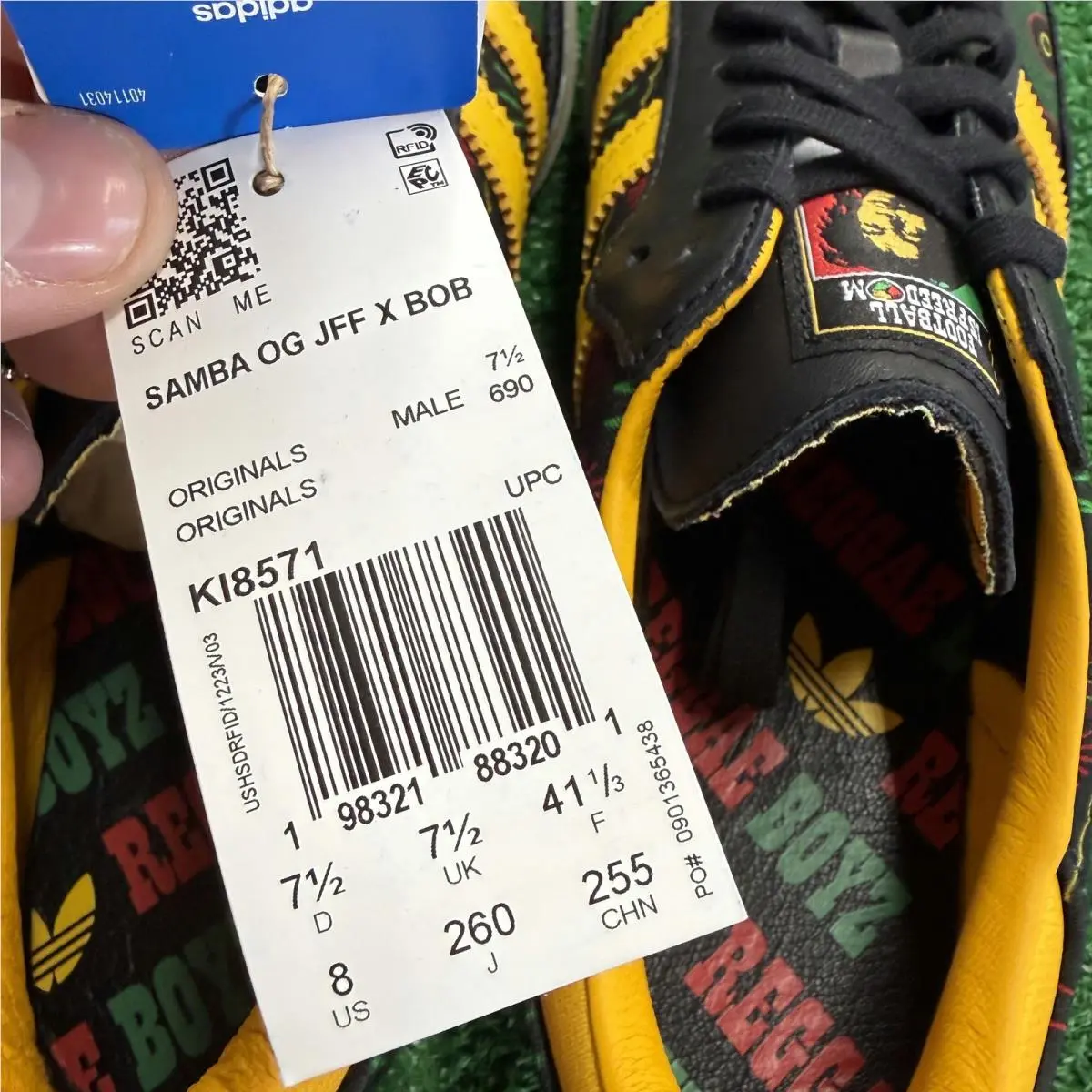Adidas shoes - Samba OG Bob Marley Football Is Freedom - KI8571 - Black 12