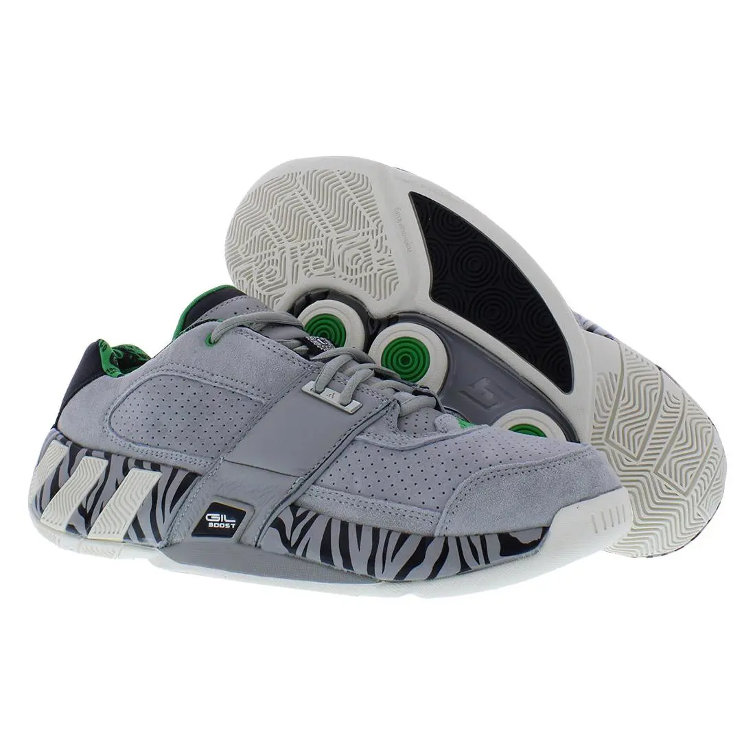 Adidas shoes - Pantone/Core Black/Vivid Green, Main: Grey 4