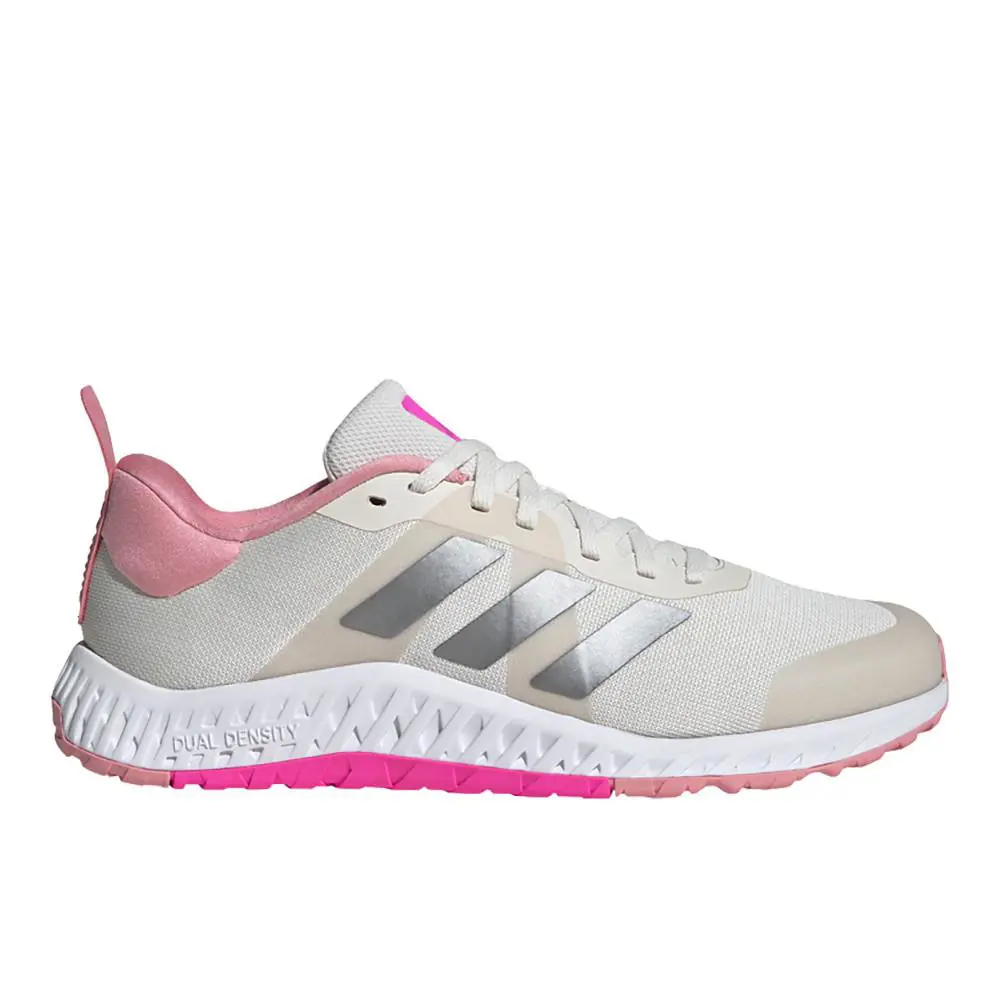 Adidas Everyset Versatile Training Wide Womens Grey Pink Sneakers Athletic Sho - Grey, Pink