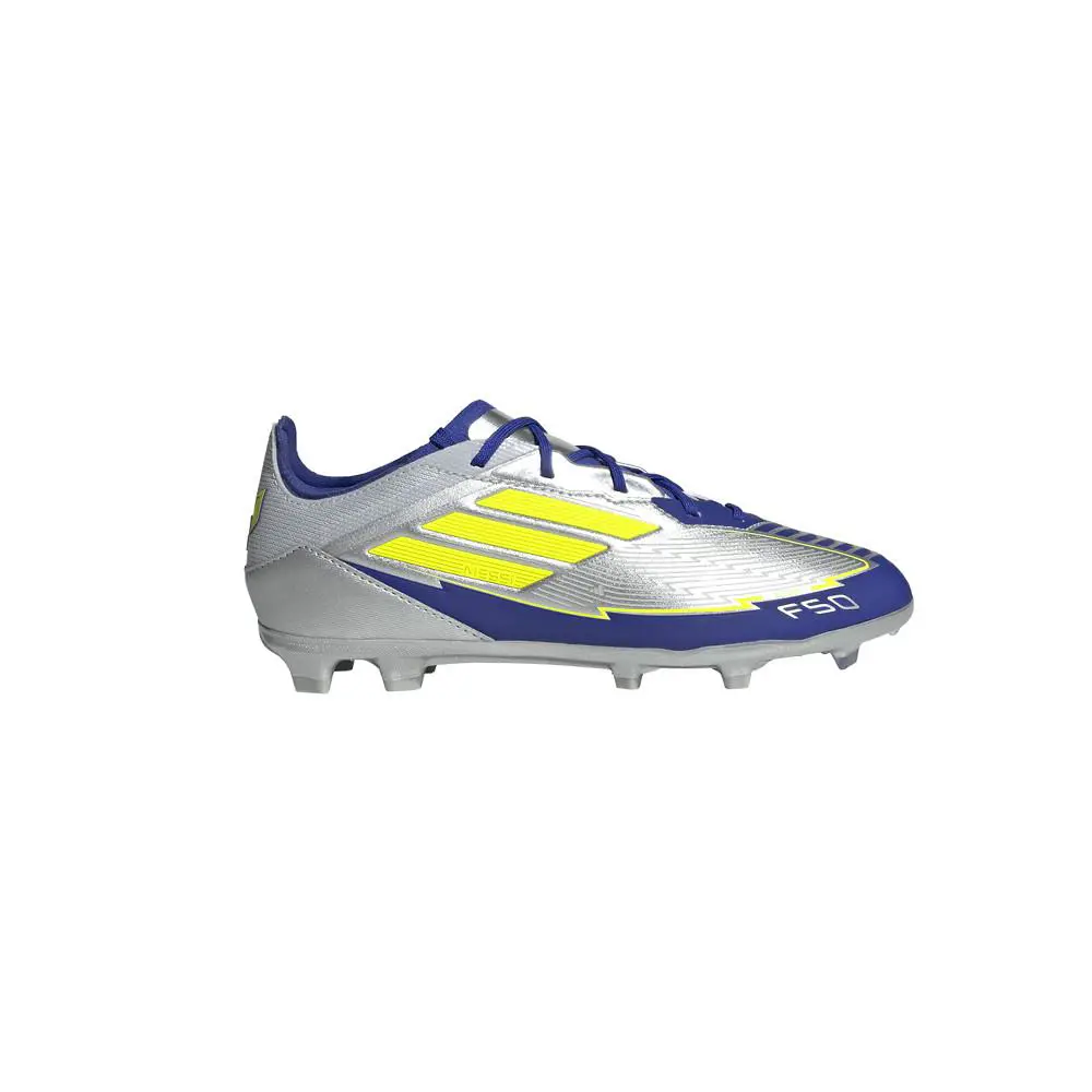 Adidas F50 Elite Messi Firm Ground Soccer Cleats Youth Boys Silver Sneakers Athl - Silver