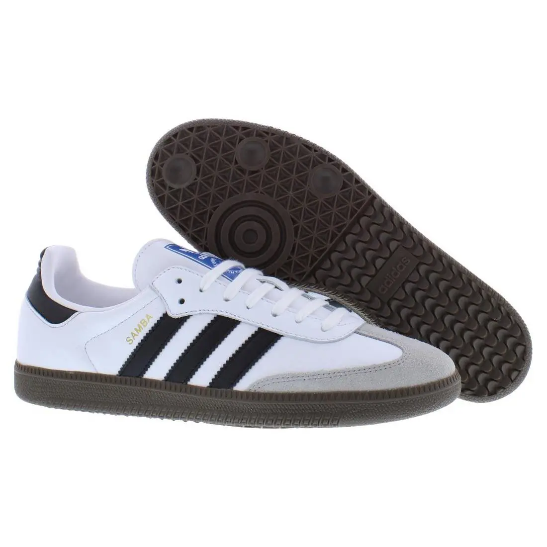 Adidas Samba Mens Shoes Size 8 Color: White/black - White/Black, Main: White