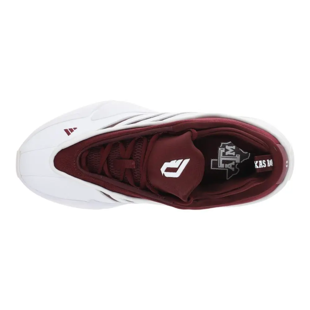 Adidas shoes - adidas Dame 9 Texas AM Aggies Basketball - JH6138-A - White 2