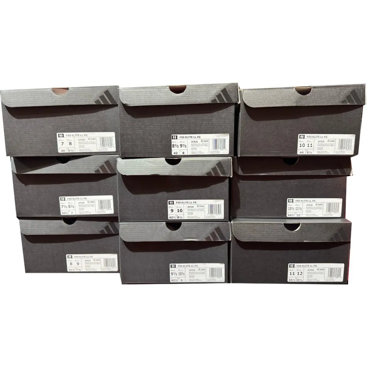 Adidas shoes - adidas F50 Elite LL FG - JH7626 - Beam Orange / Lucid Blue / Cloud White 10