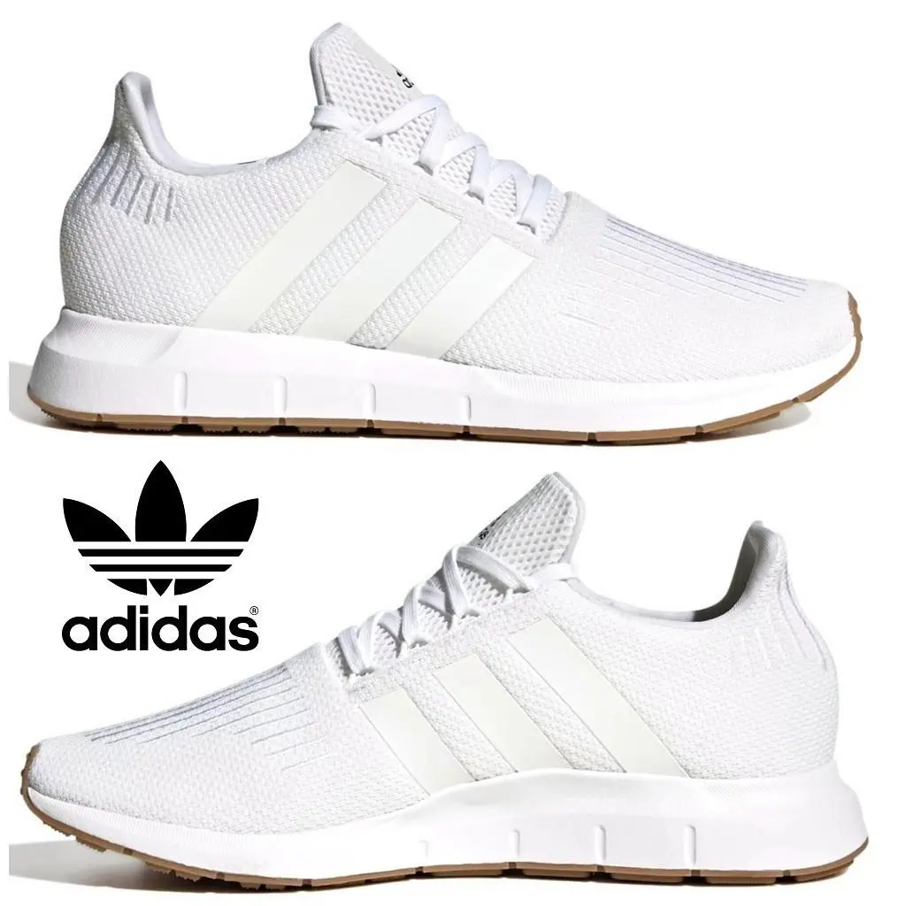 Adidas Originals Swift Run 1.0 Mens Sneakers Athletic Sport Casual Shoes White