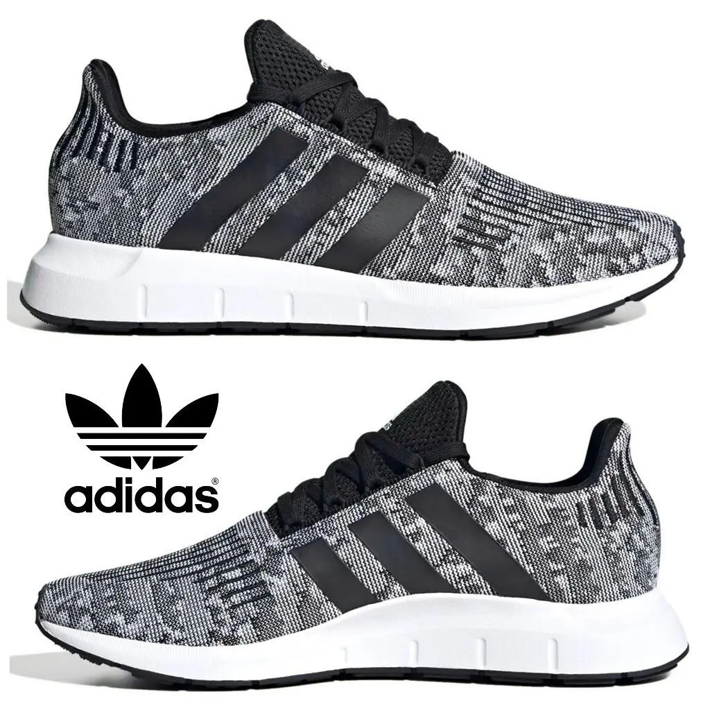 Adidas shoes - adidas Swift Run - Swift Run - Gray, Manufacturer: Core Black / Core Black / Cloud White