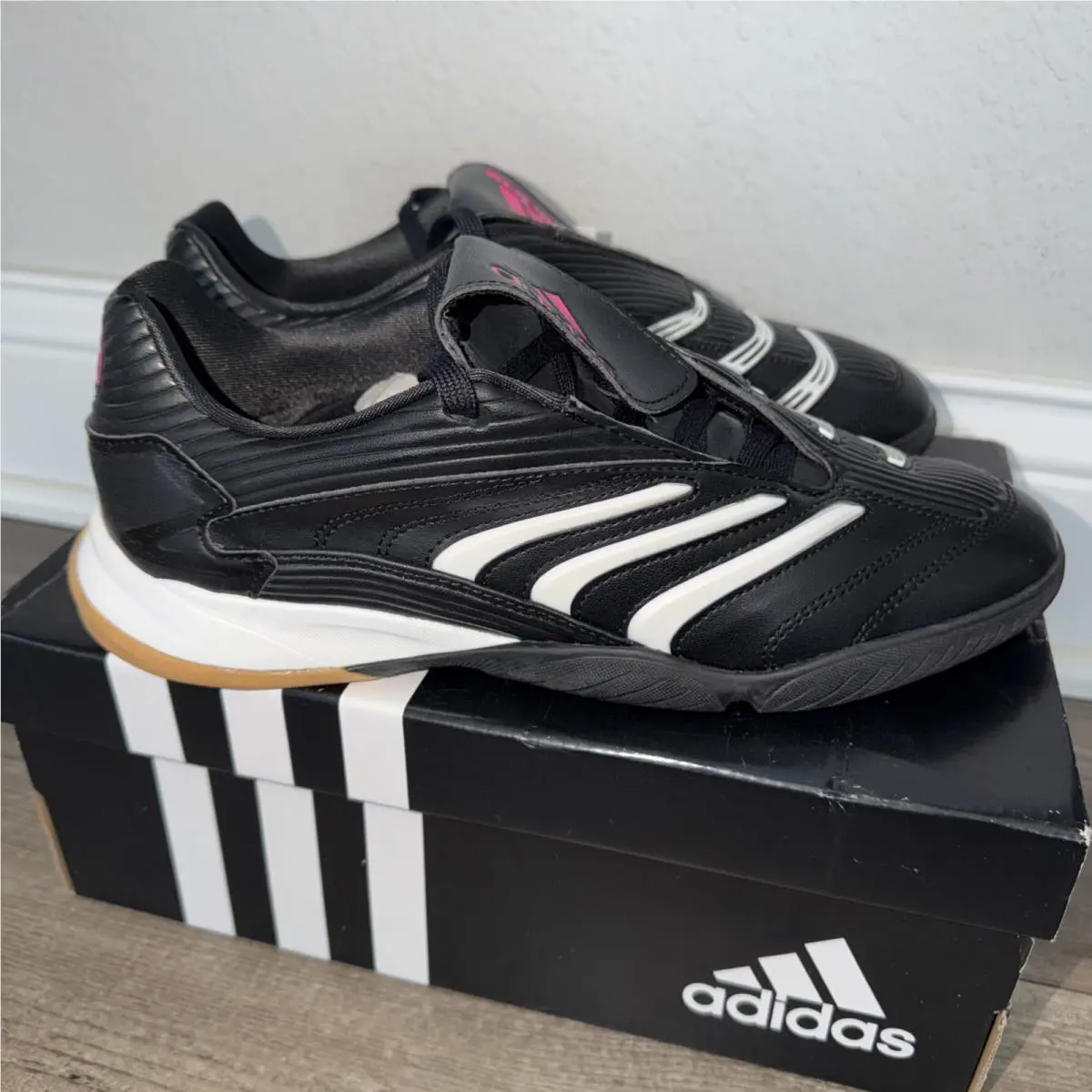Adidas shoes - Predator Sala W - Predator Sala - JR1638 - Black, White, Pink 1