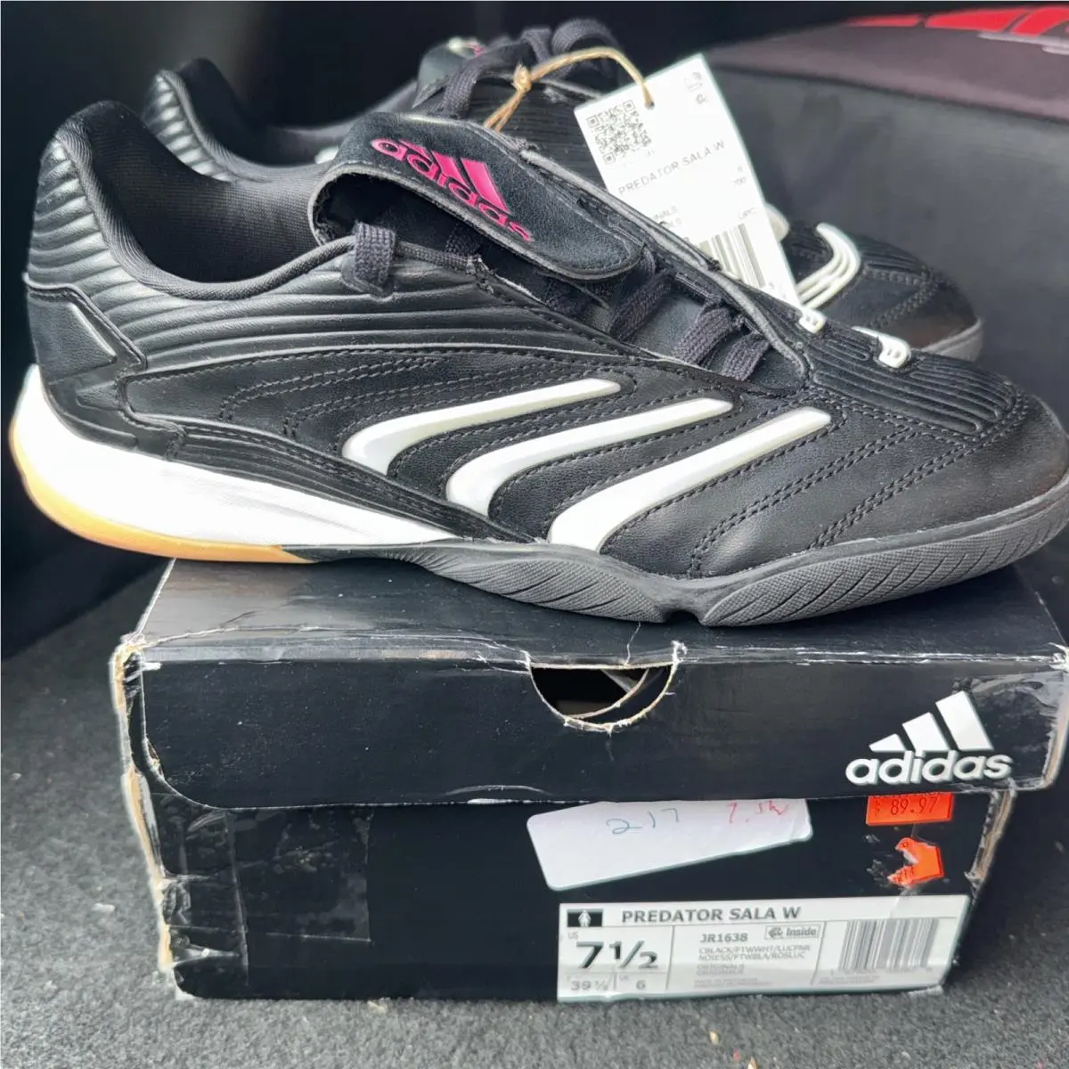 Adidas shoes - adidas Predator Sala black pink (Women`s) - jr1638 - Black 2
