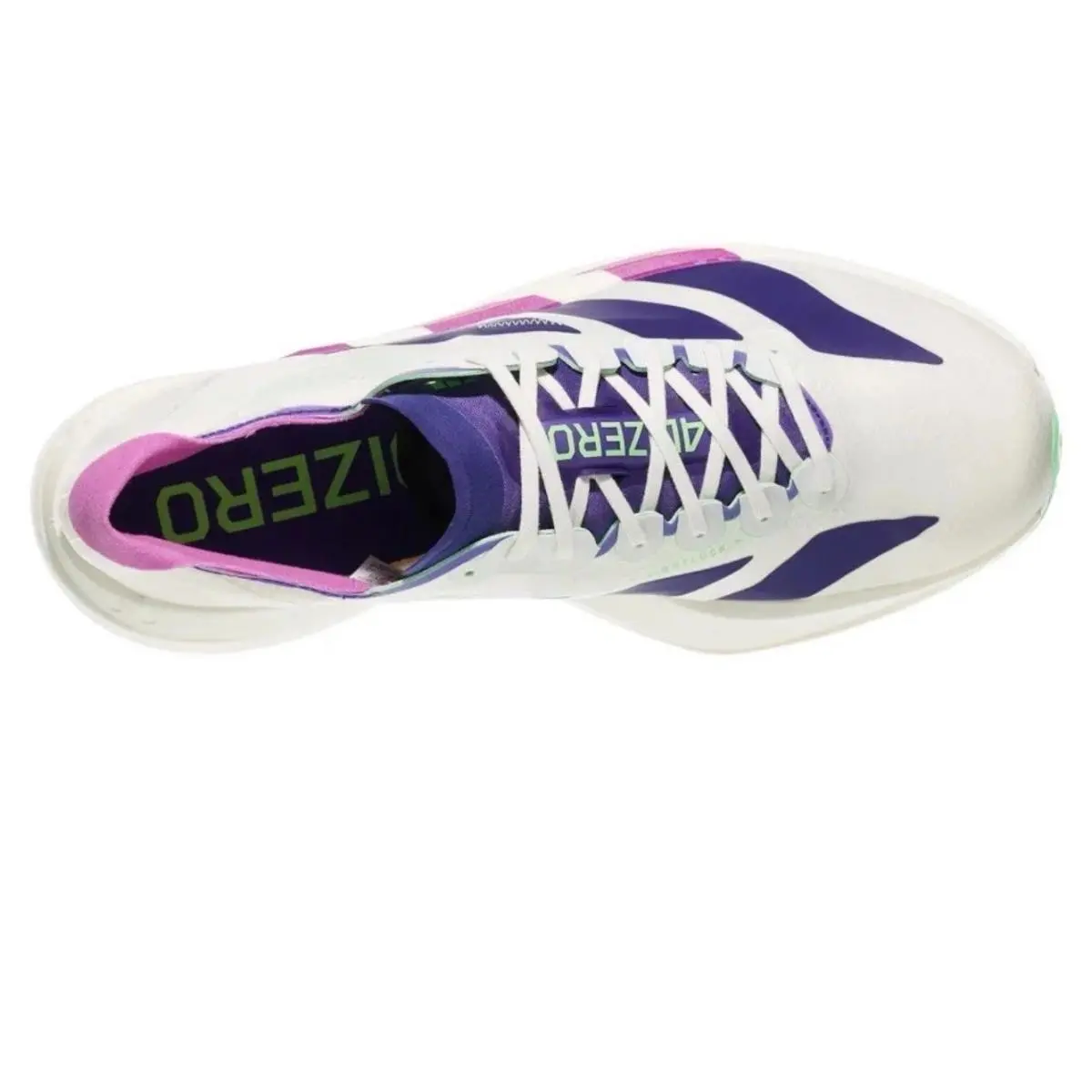 Adidas shoes - adidas Adizero Adios Pro 4 - JR1656 - White, Manufacturer: Core White/Collegiate Purple/Lime Burst 0