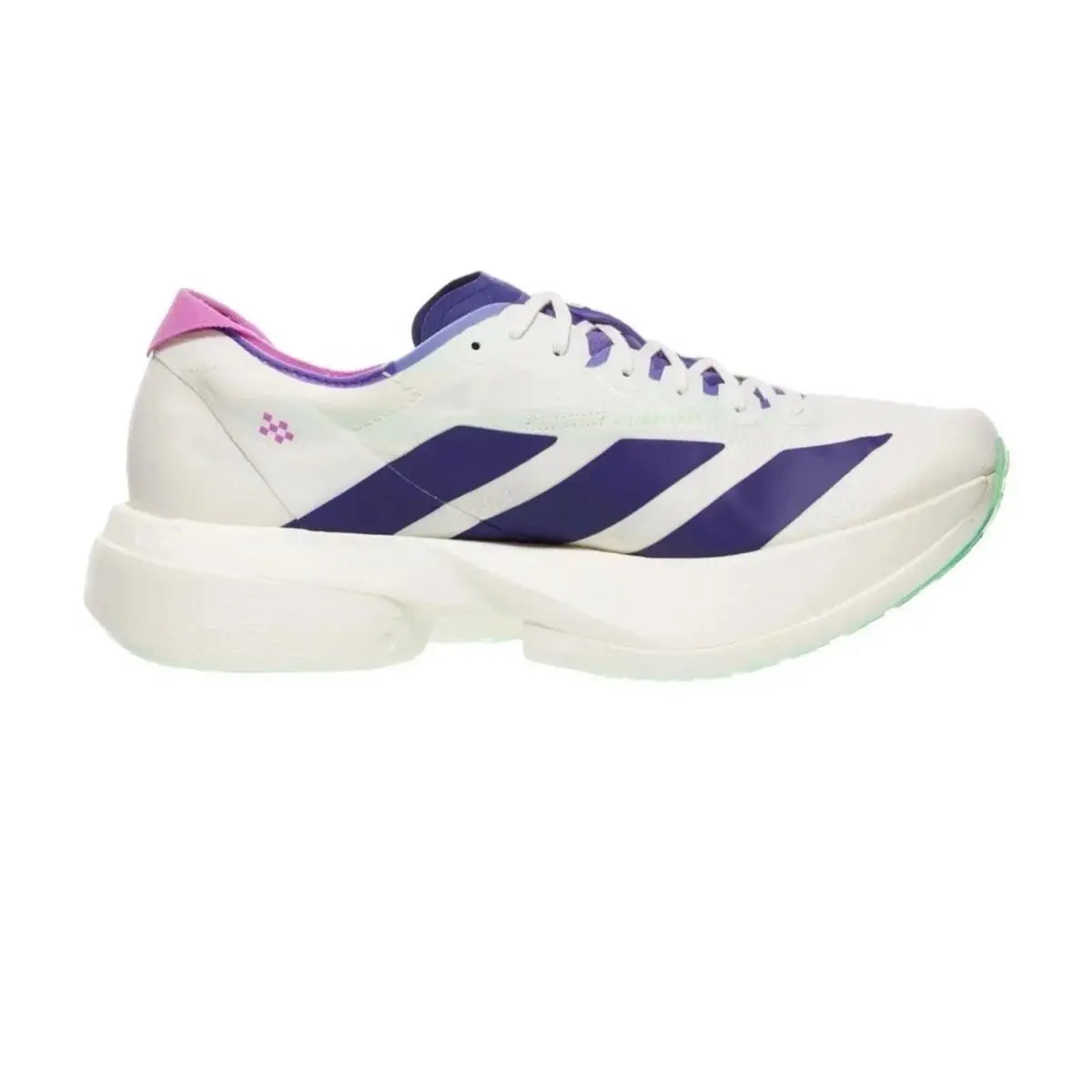 Adidas shoes - adidas Adizero Adios Pro 4 - JR1656 - White, Manufacturer: Core White/Collegiate Purple/Lime Burst 2