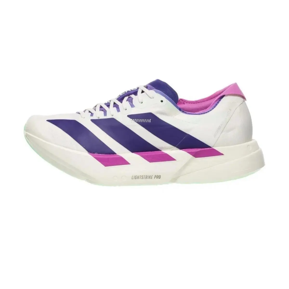 Adidas shoes - adidas Adizero Adios Pro 4 - JR1656 - White, Manufacturer: Core White/Collegiate Purple/Lime Burst 4