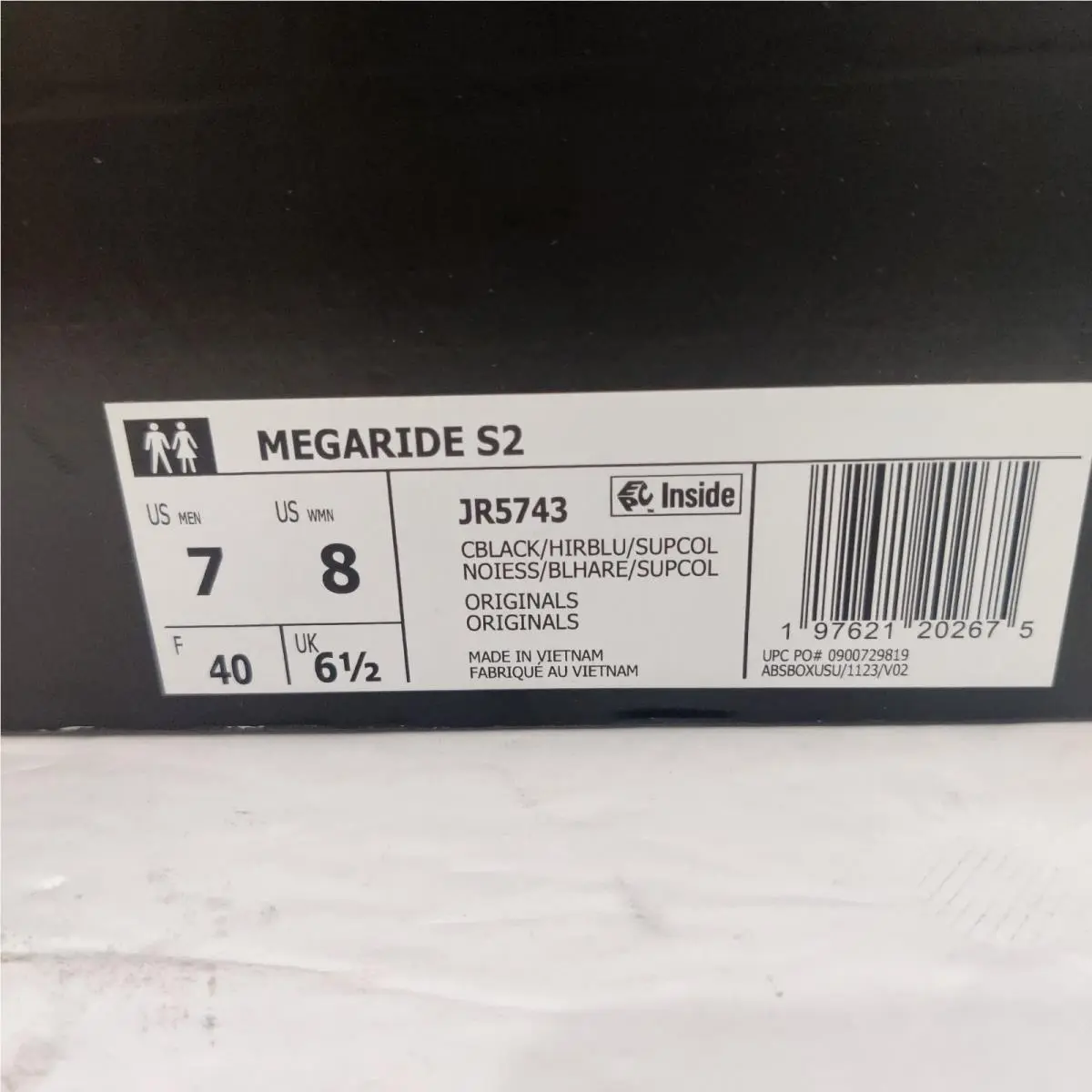 Adidas shoes - adidas Megaride S2 - Megaride - JR5743 - Blue (UPC: 197621202675) 5