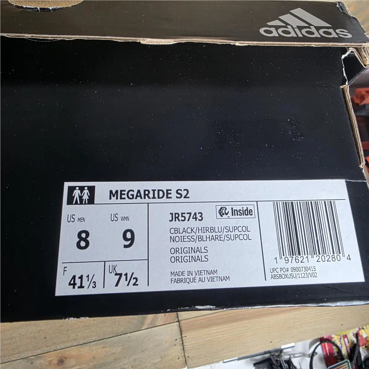 Adidas shoes - adidas Megaride S2 - Megaride - JR5743 - Blue (UPC: 197621202675) 8
