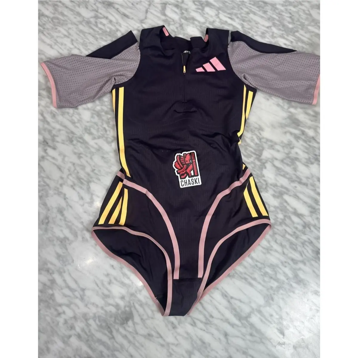 Adidas 2024 Pro Elite Team Speedsuit Running Leotard IN1186 Womens Small