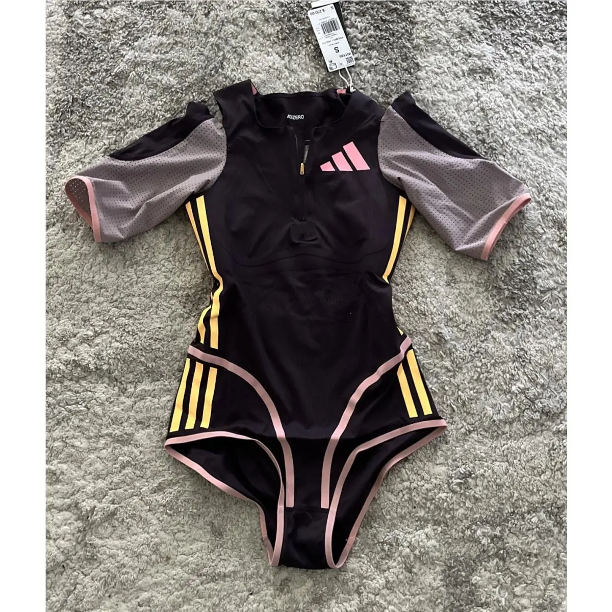 Adidas 2024 Pro Elite Team Womens S Speedsuit Leotard IN1186 Promo