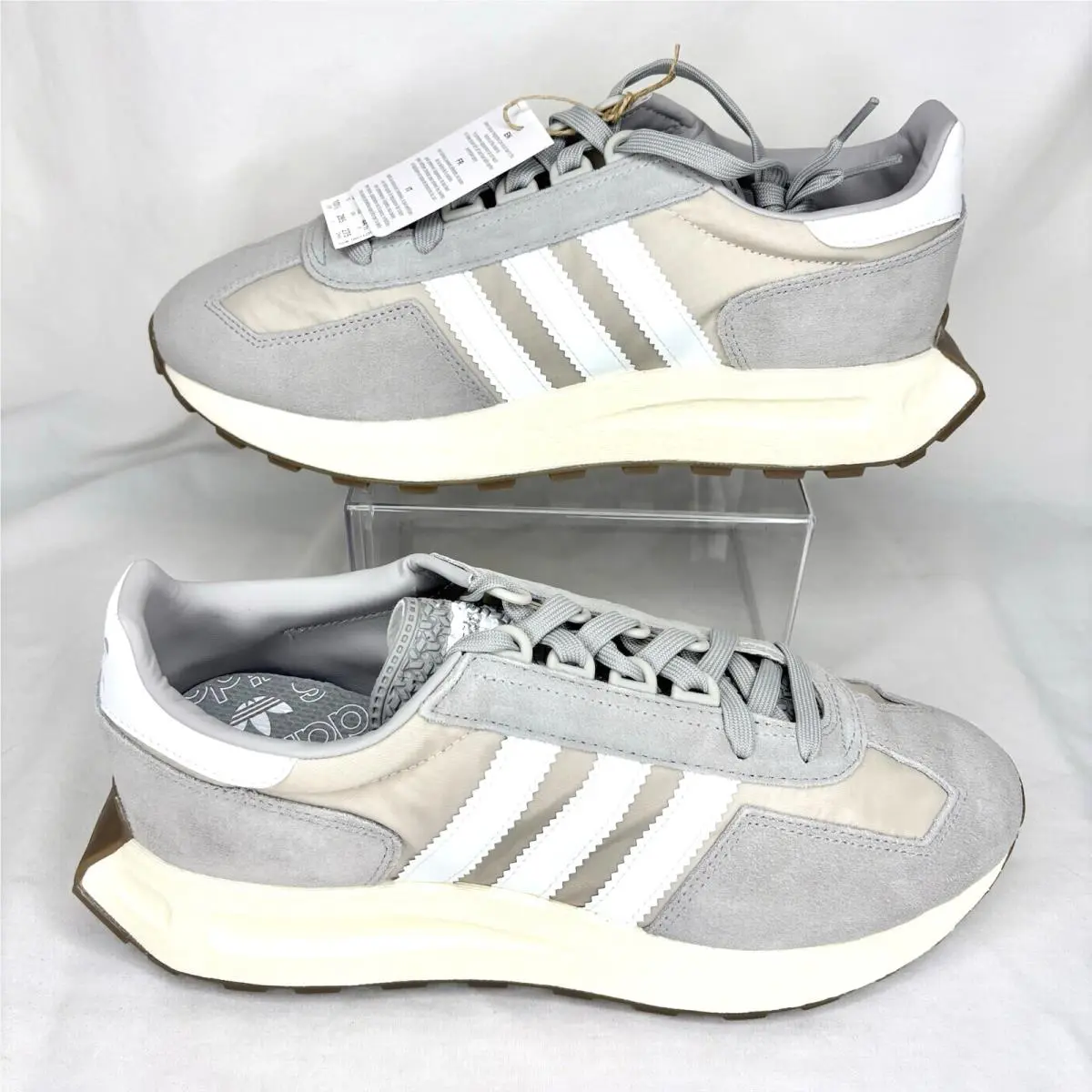 Adidas Retropy E5 Men’s Shoes 10.5 US Solid Grey White Q47101