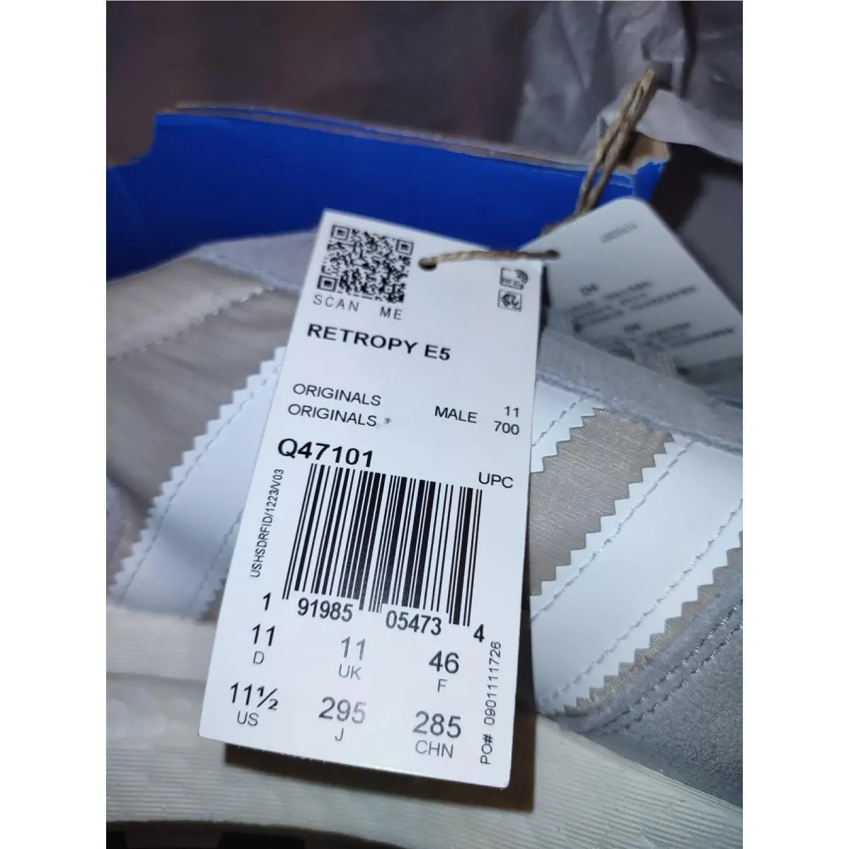 Adidas shoes - Retropy E5 - Retropy - Q47101 - Gray (UPC: 191985054734) 6