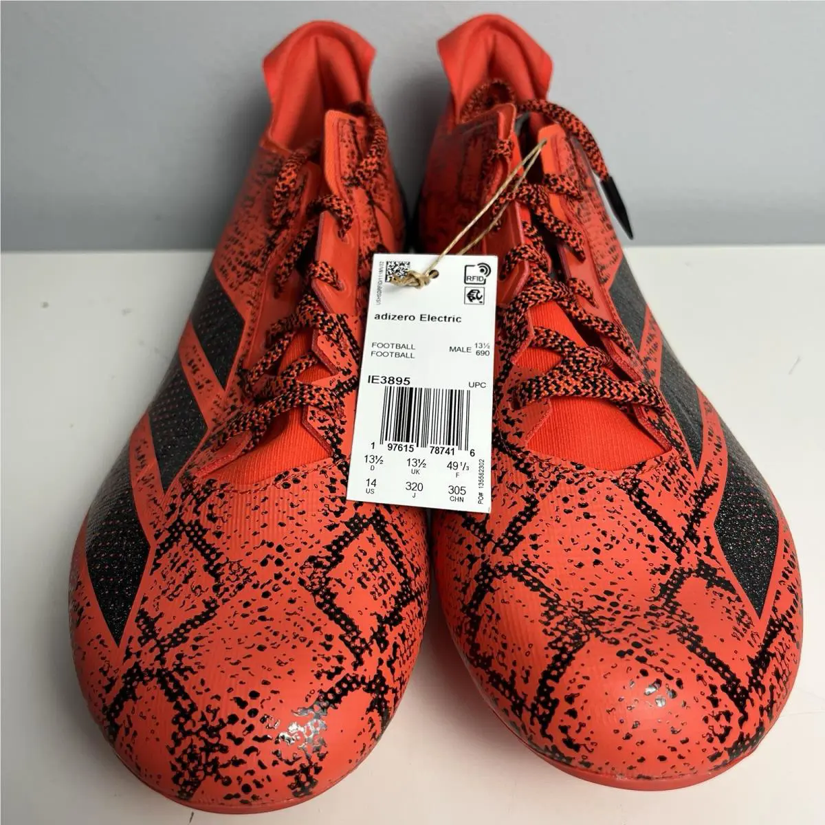 Adidas shoes - adidas Adizero Electric Football Cleats - IE3893 - Red/Black 3
