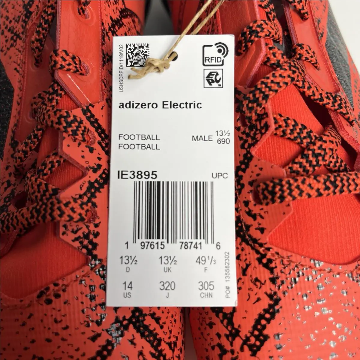 Adidas shoes - adidas Adizero Electric Football Cleats - IE3893 - Red/Black 4