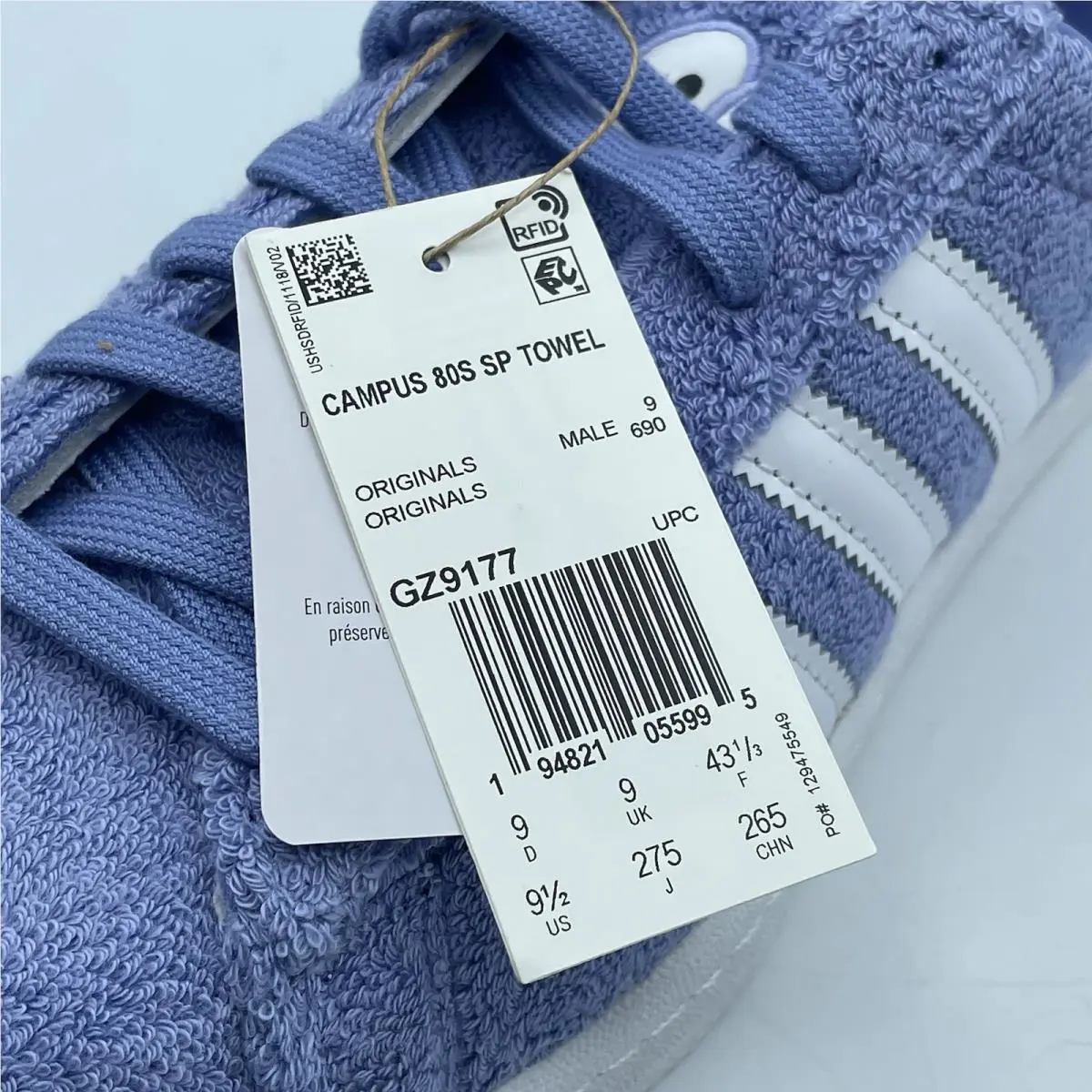 Adidas shoes - adidas Campus 80 - Campus - GZ9177 - Purple (UPC: 0194821052291) 6
