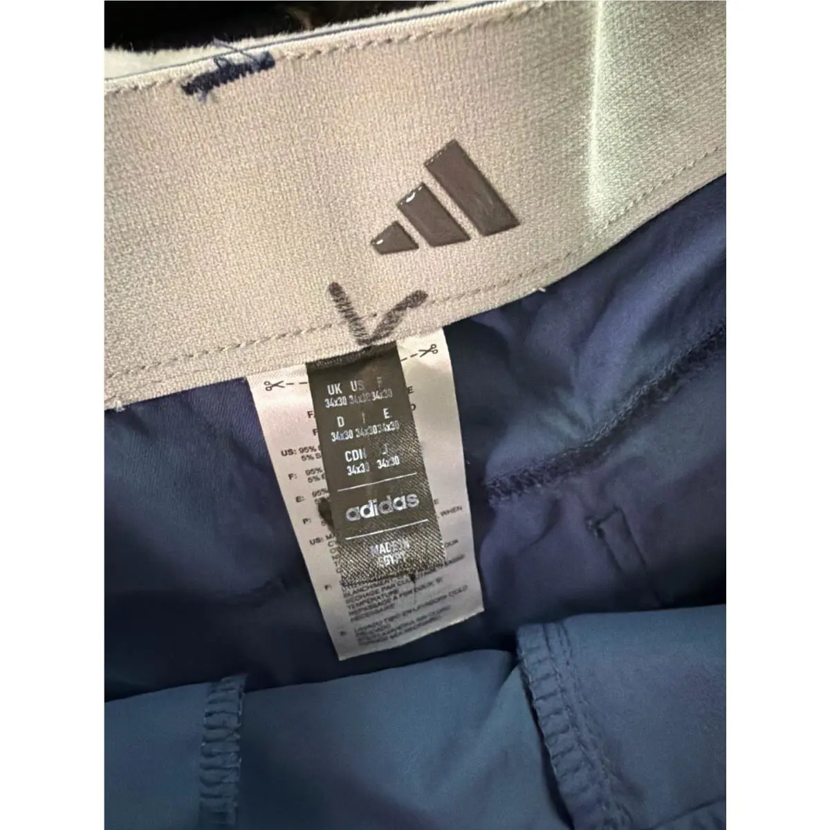 Adidas clothing - 5-Pocket Golf Performance Pant - Golf Performance Pant - ADVR0856 - Blue 0