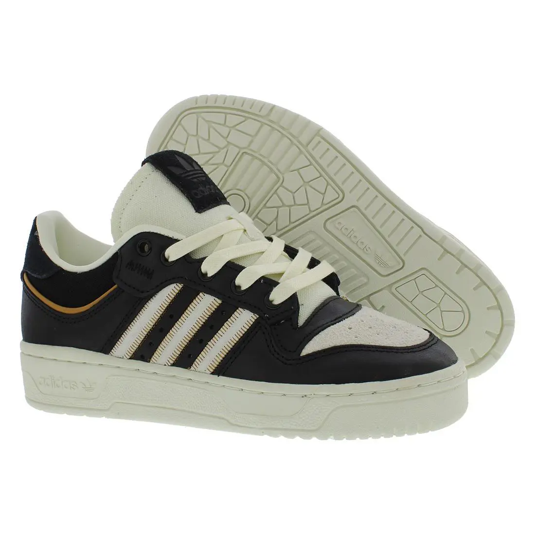 Adidas Rivalry 86 Low Mens Shoes Size 5 Color: Black - Black, Main: Black