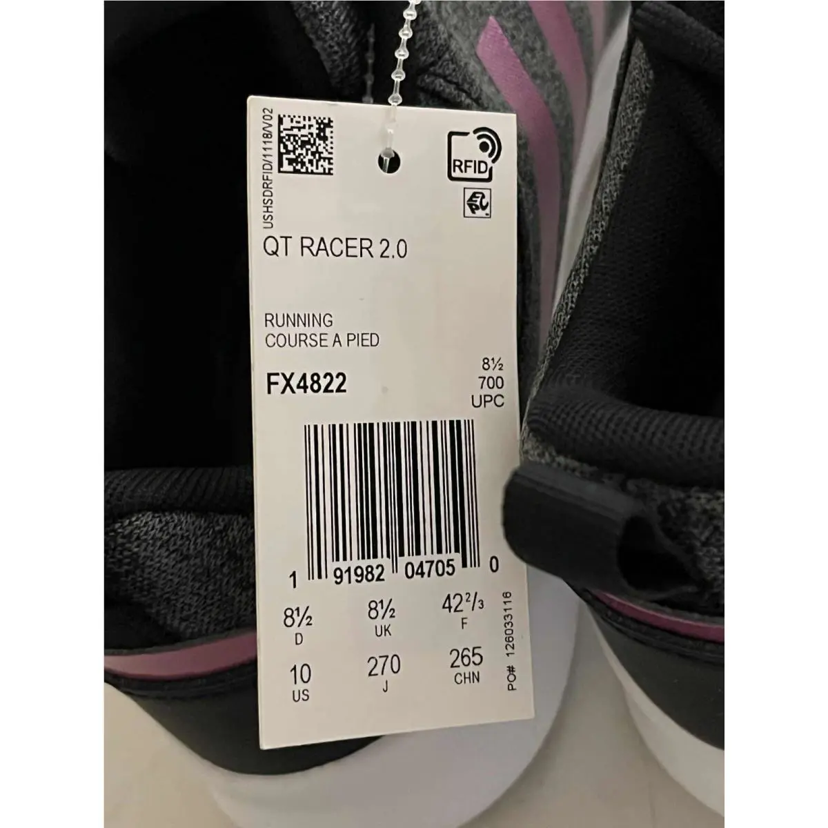 Adidas shoes - adidas QT Racer - Racer - FX4822 - Gray 6