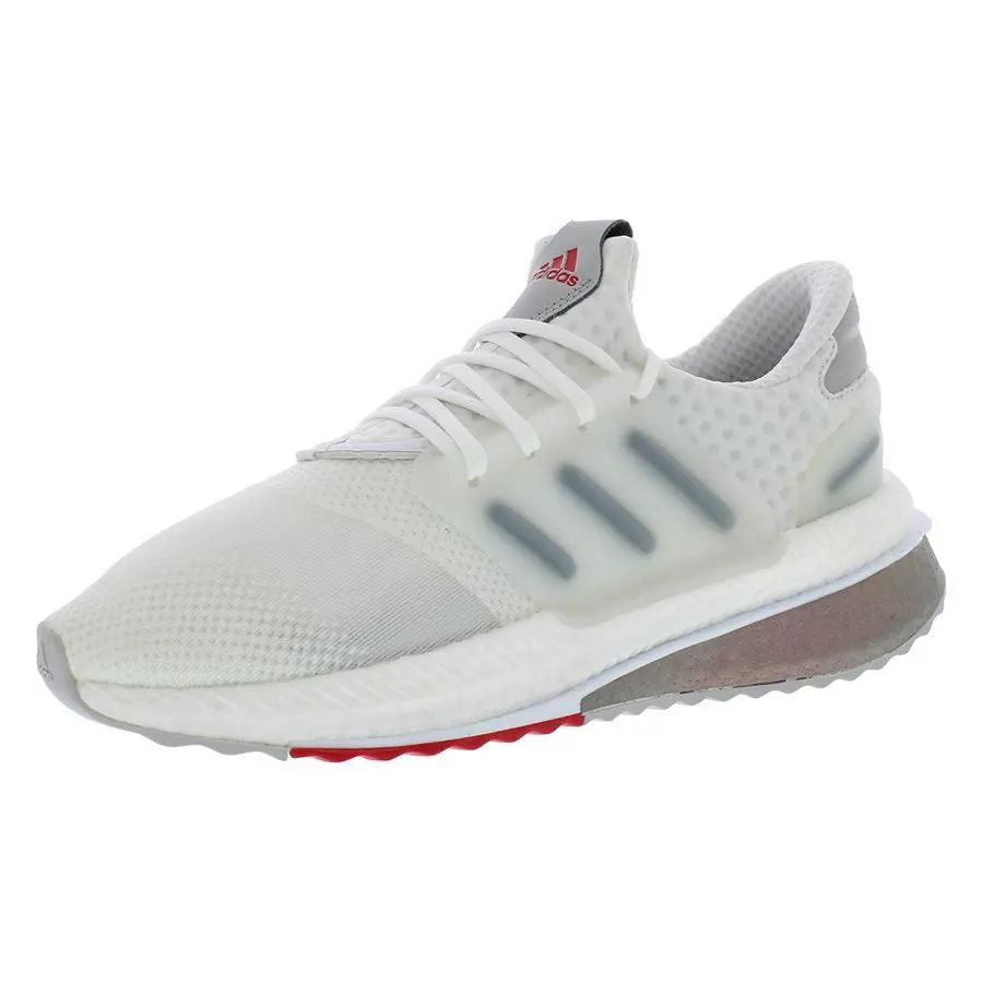 Adidas shoes - Cloud White/Grey Four/Better Scarlet, Main: White (UPC: 196465027178) 3