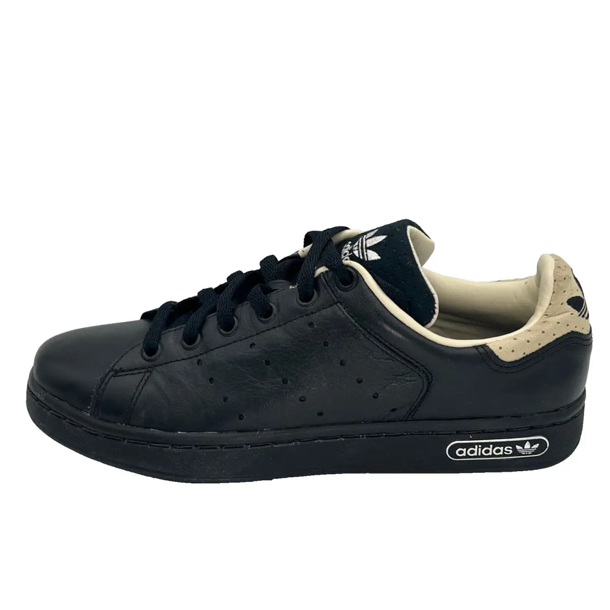 Adidas Stan Smith 2.5 Low Sneakers Unisex Men Size 8/9.5 Women Shoes Black - Black -U32- 666275