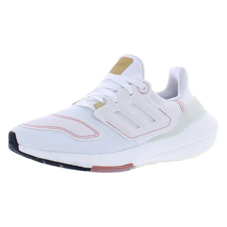 Adidas shoes - Cloud White/Cloud White/Wonder Red, Main: White (UPC: 195740096380) 3