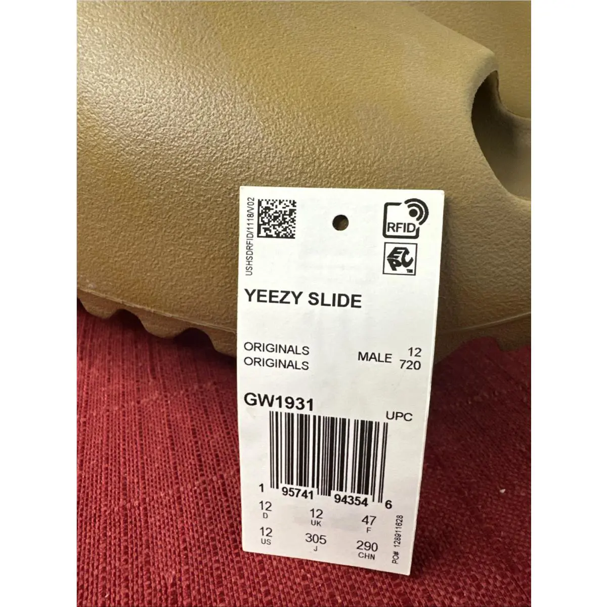 Adidas shoes - adidas Yeezy Slide - Yeezy Slide - GW1931 - ochre (UPC: 195741943546) 0