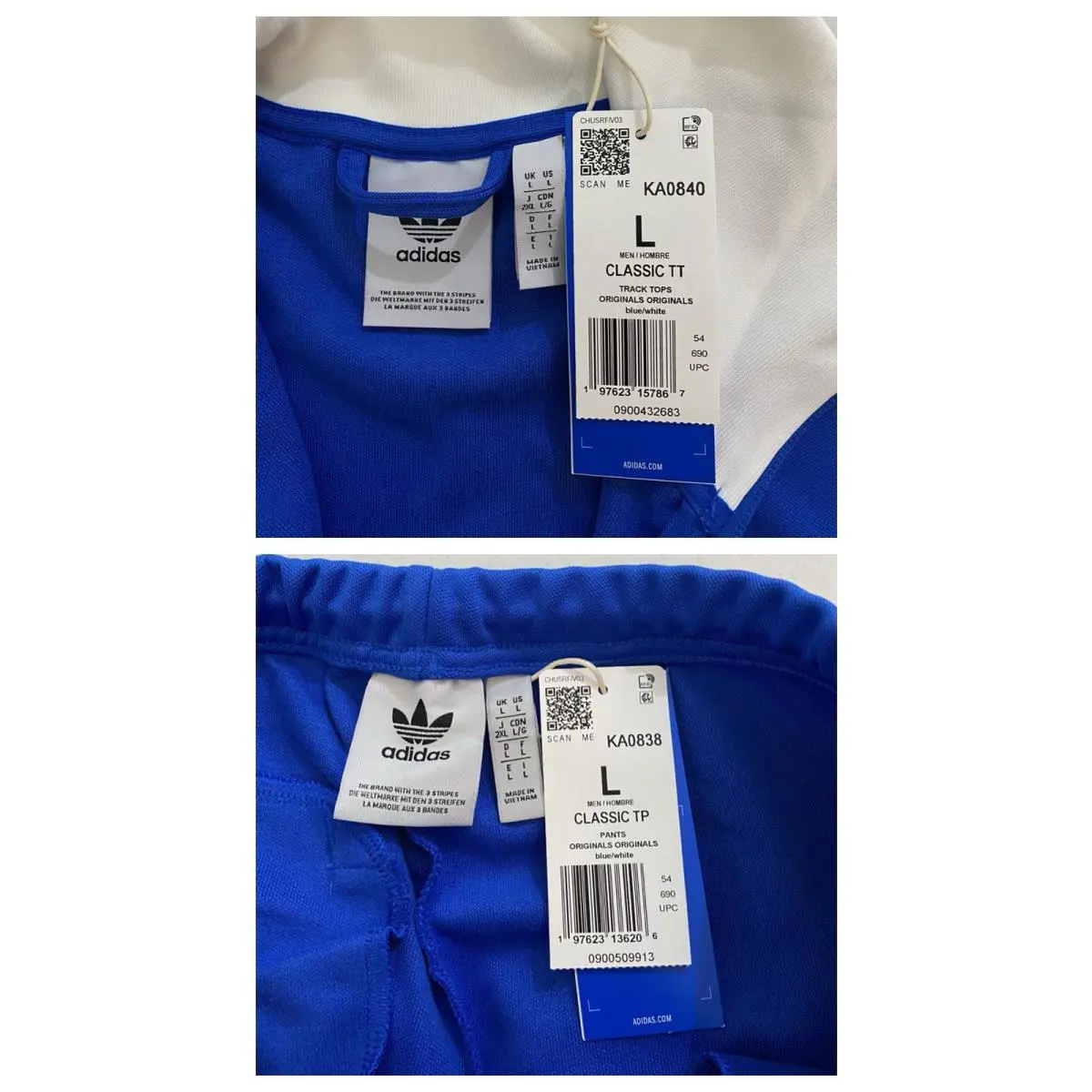 Adidas clothing - Blue White 3