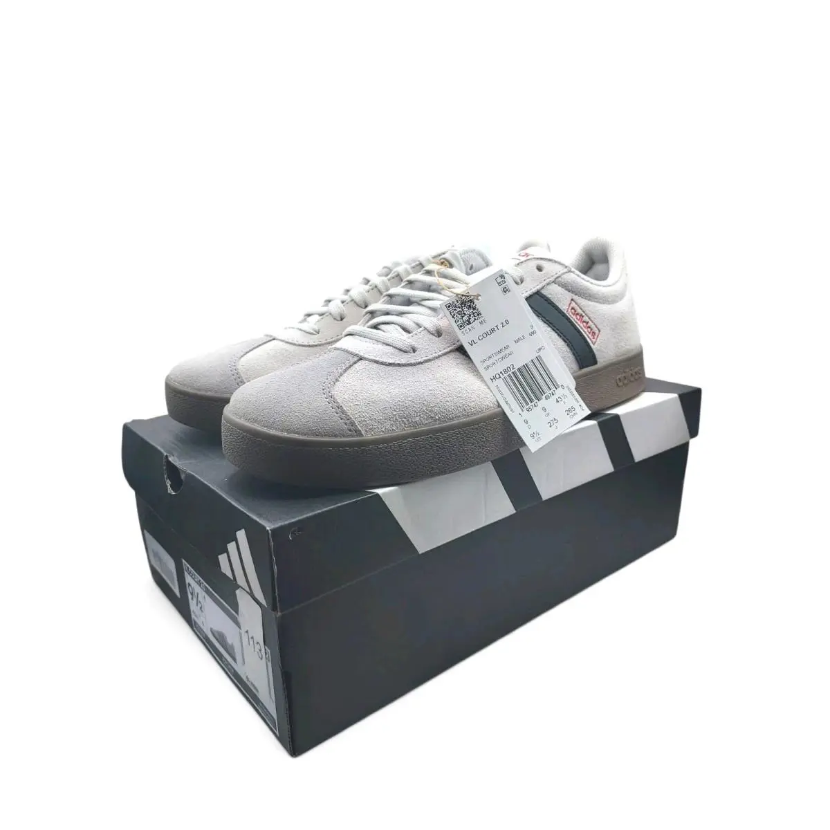 Adidas shoes - adidas Vl Court - Court - JS3003 - Gray (UPC: 195747497470) 4