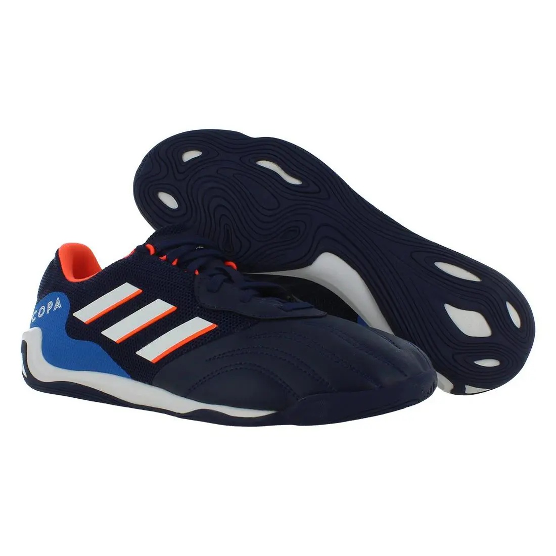 Adidas Copa Sense.3 Indoor Sala Unisex Shoes Size 9 Color: Team Navy - Team Navy Blue/White/Blue Rush, Main: Blue