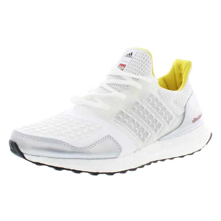 Adidas shoes - Cloud White/Cloud White/Shock Blue, Main: White (UPC: 194813527394) 3