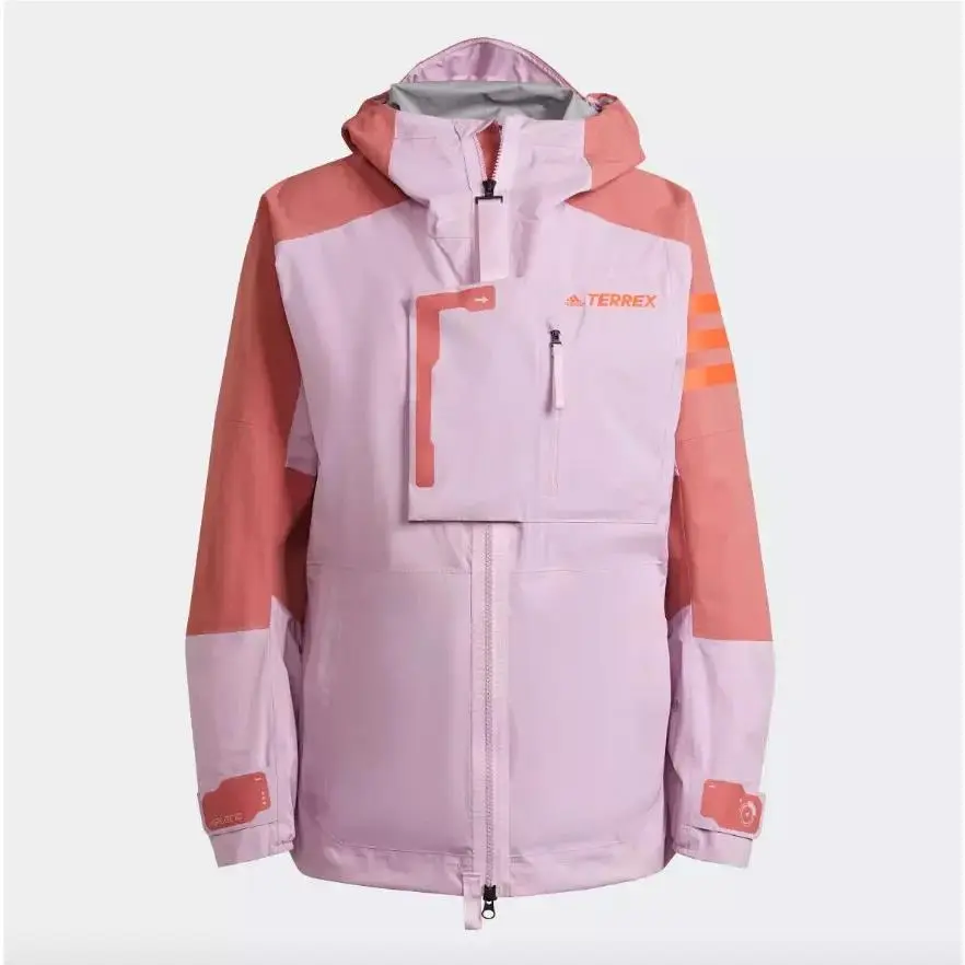 Terrex Womens 1X Xploric Rain.rdy Hiking Jacket Bliss Lilac HH9262 by Adidas