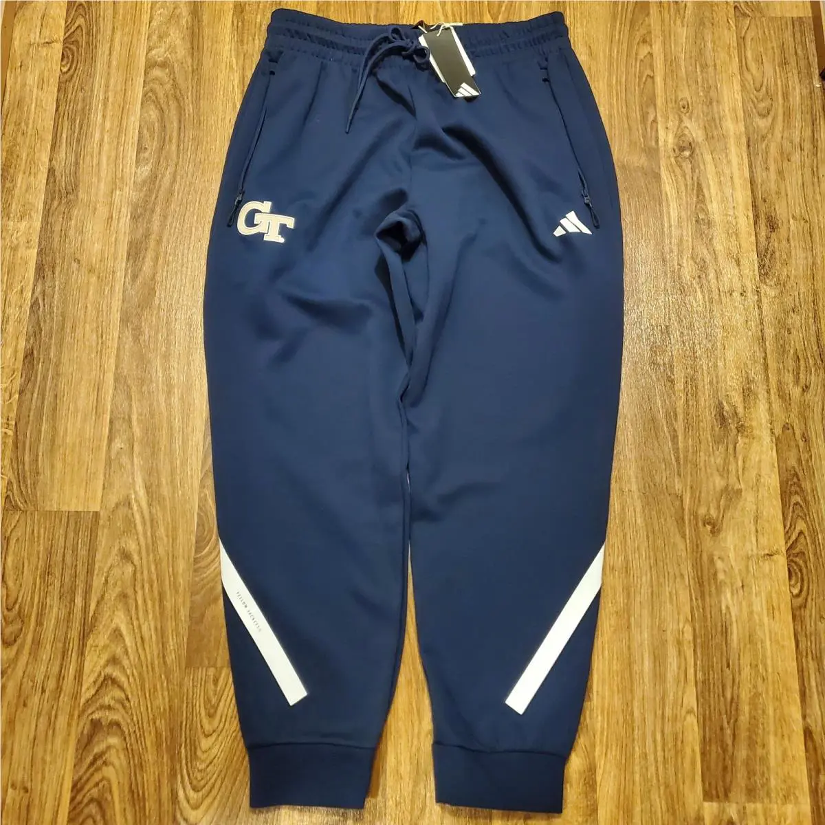 Adidas clothing - Adidas Georgia Tech - Georgia Tech - Blue 0