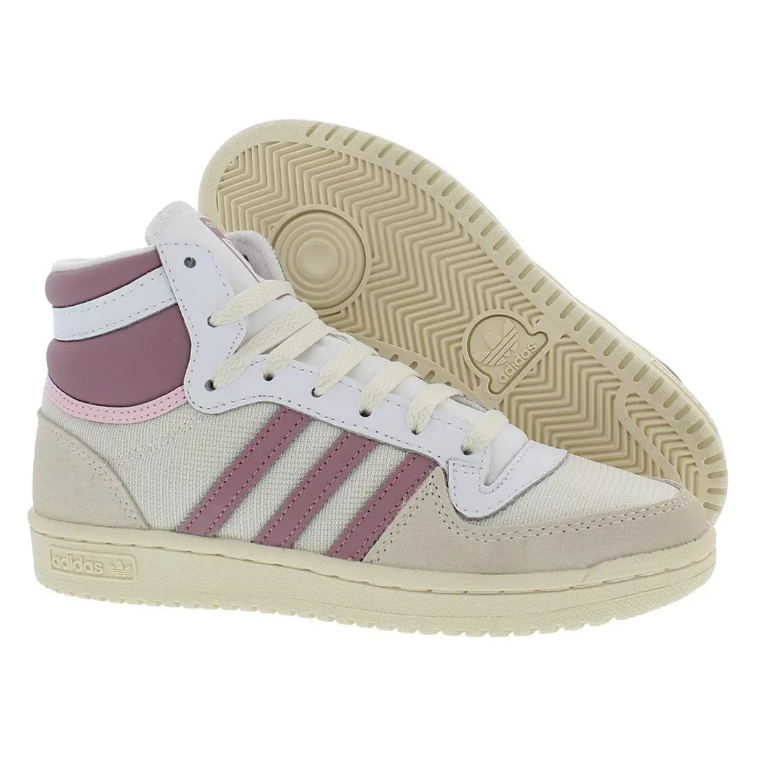 Adidas Top Ten Rb Womens Shoes Size 10 Color: White/magic Mauve/cream White - White/Magic Mauve/Cream White, Main: White